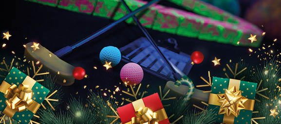 Kerst golf & Food arrangement