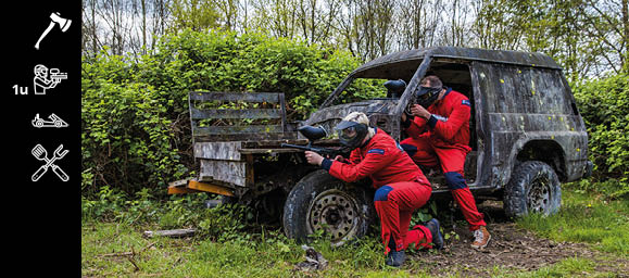 Kart, bijl, paintball & Food